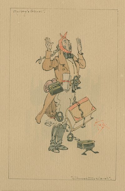 Marleys Geist - Eine Weihnachtsgeschichte, ca. 1920er von Joseph Clayton Clarke